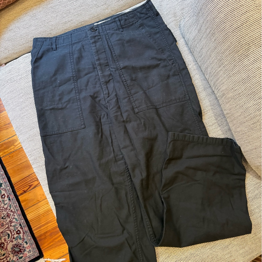 Buck Mason Fatigue Pants Slate Grey RARE